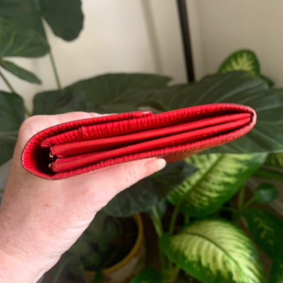 Louis Vuitton red Epi leather wallet - Picture 13 of 16